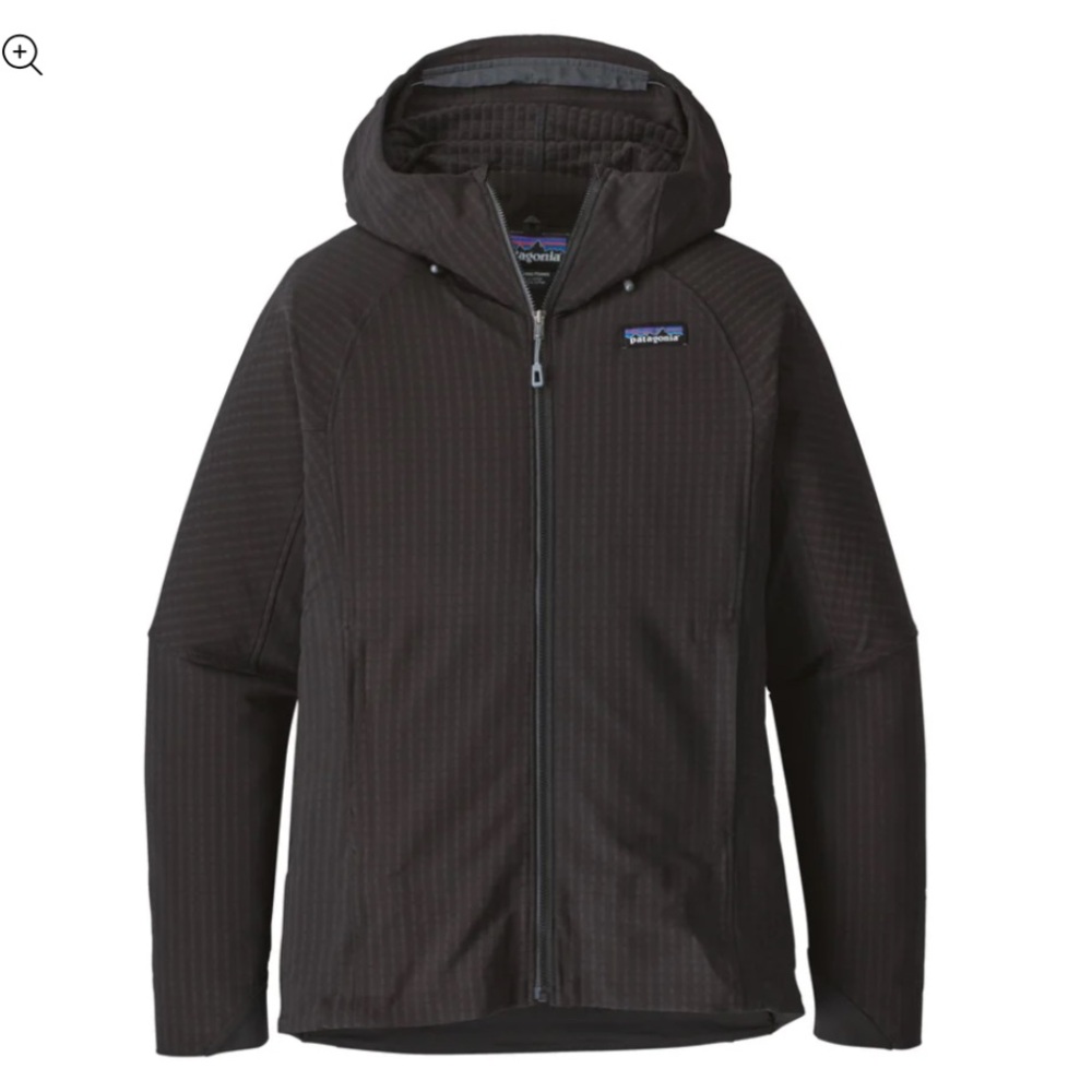 Patagonia Women's Black Hooded Jacket Size S
